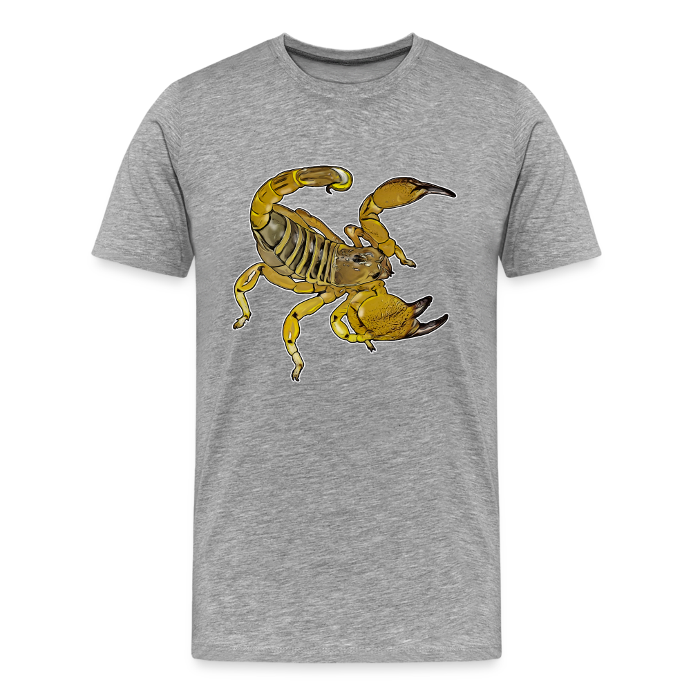 Männer Basic T-Shirt Scorpio maurus palmatus - Grau meliert