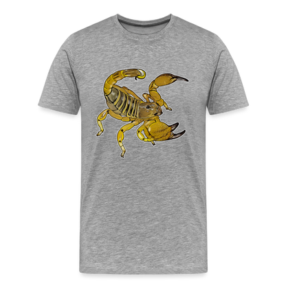 Männer Basic T-Shirt Scorpio maurus palmatus - Grau meliert