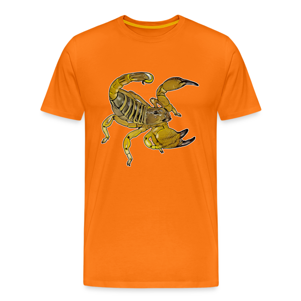 Männer Basic T-Shirt Scorpio maurus palmatus - Orange