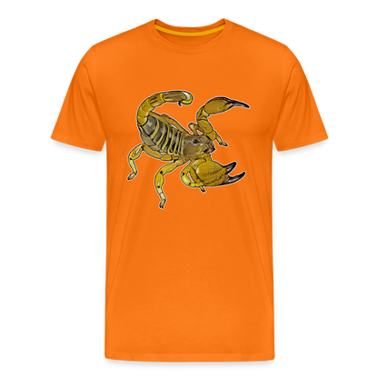 Männer Basic T-Shirt Scorpio maurus palmatus - Orange