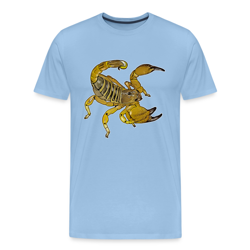 Männer Basic T-Shirt Scorpio maurus palmatus - Sky
