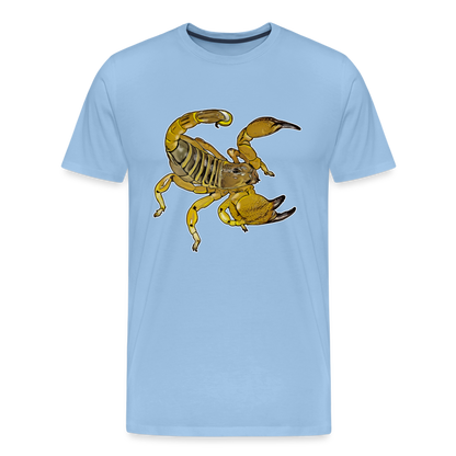 Männer Basic T-Shirt Scorpio maurus palmatus - Sky