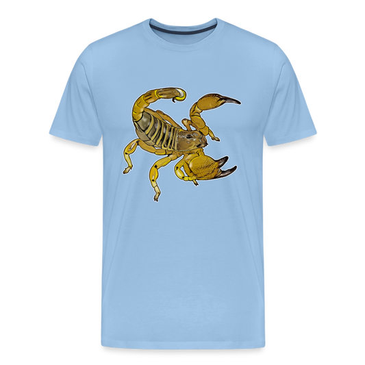Männer Basic T-Shirt Scorpio maurus palmatus - Sky