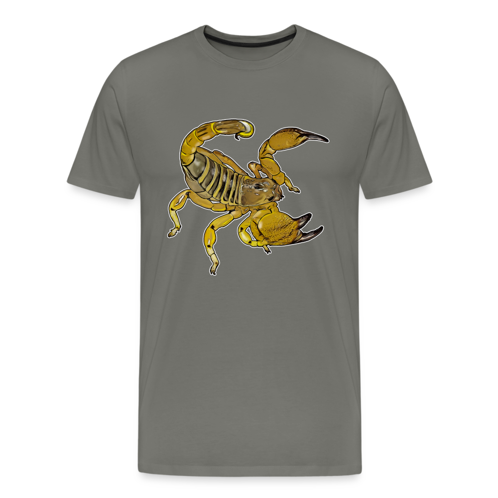 Männer Basic T-Shirt Scorpio maurus palmatus - Asphalt