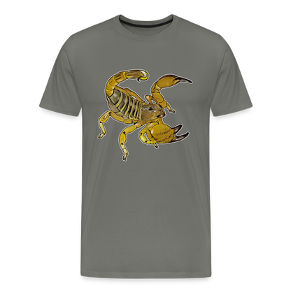 Männer Basic T-Shirt Scorpio maurus palmatus - Asphalt