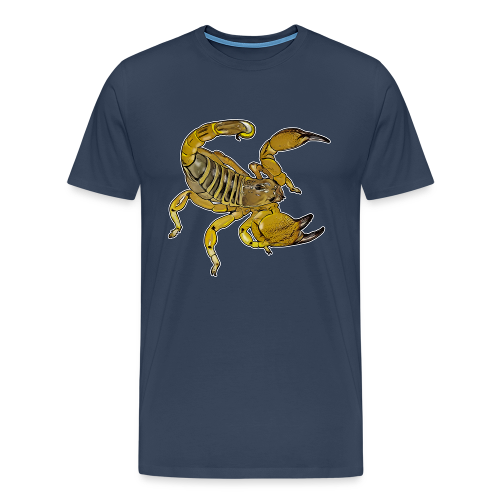 Männer Basic T-Shirt Scorpio maurus palmatus - Navy