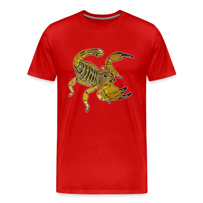 Männer Basic T-Shirt Scorpio maurus palmatus - Rot
