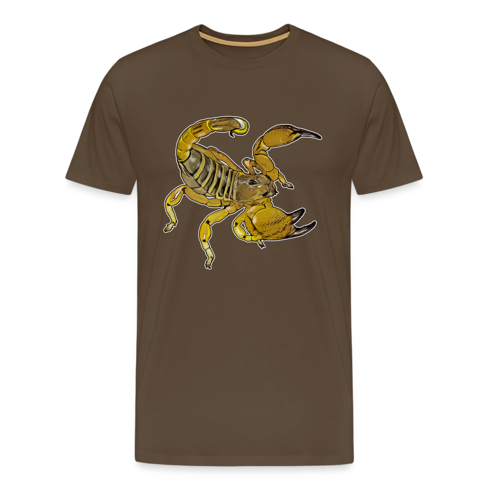 Männer Basic T-Shirt Scorpio maurus palmatus - Edelbraun