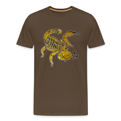 Männer Basic T-Shirt Scorpio maurus palmatus - Edelbraun