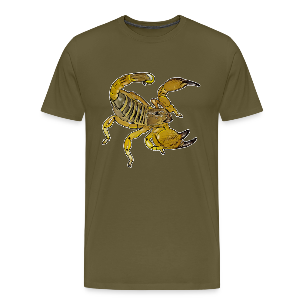 Männer Basic T-Shirt Scorpio maurus palmatus - Khaki