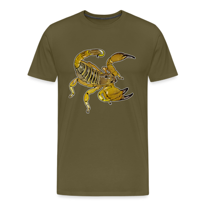 Männer Basic T-Shirt Scorpio maurus palmatus - Khaki