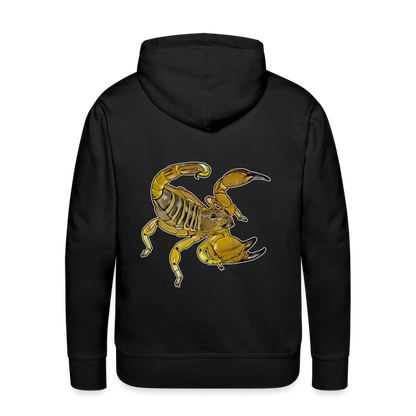 Men’s Hoodie Scorpio maurus palmatus - Schwarz