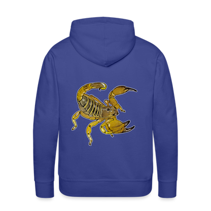 Men’s Hoodie Scorpio maurus palmatus - Königsblau