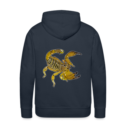 Men’s Hoodie Scorpio maurus palmatus - Navy