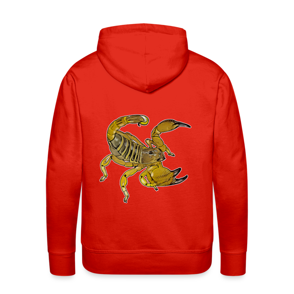 Men’s Hoodie Scorpio maurus palmatus - Rot
