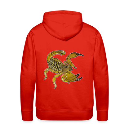 Men’s Hoodie Scorpio maurus palmatus - Rot