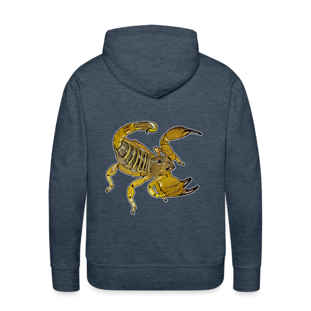 Men’s Hoodie Scorpio maurus palmatus - Jeansblau