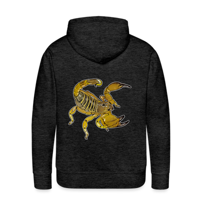 Men’s Hoodie Scorpio maurus palmatus - Anthrazit