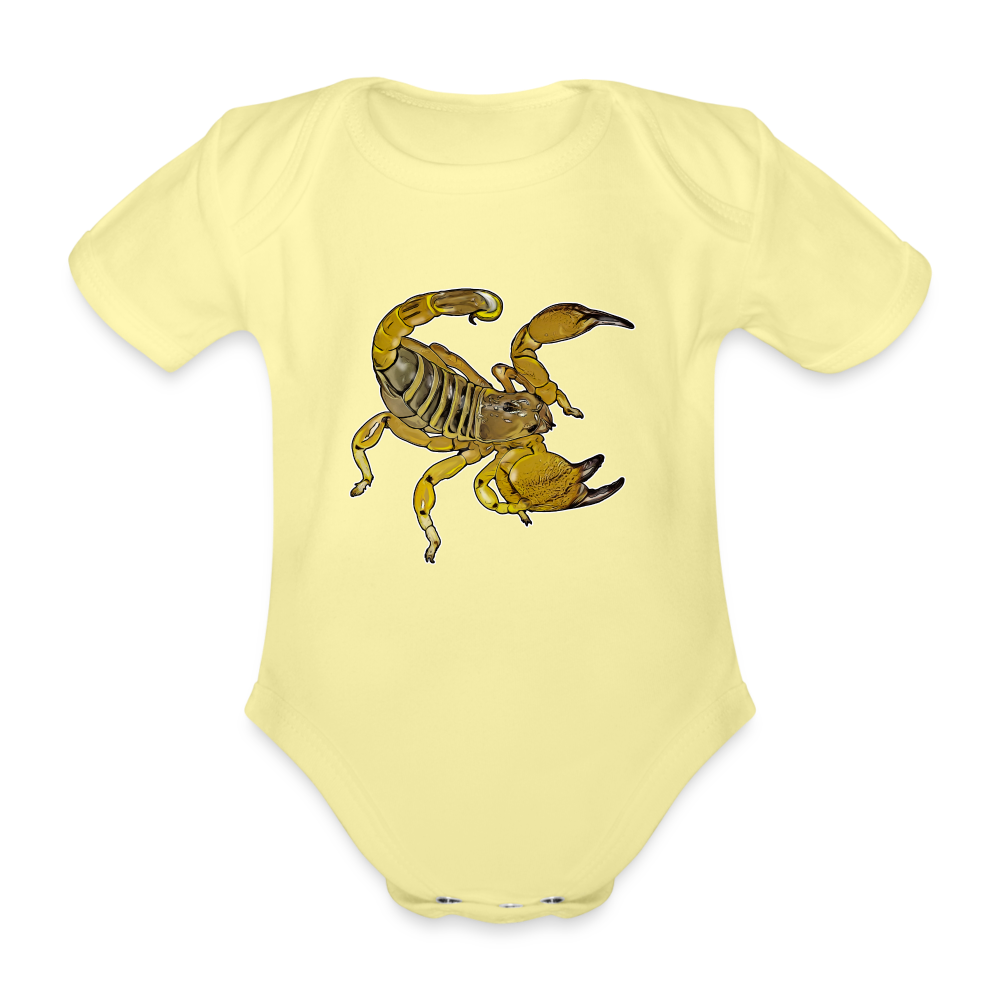 Baby Body kurz Scorpio maurus palmatus - Hellgelb