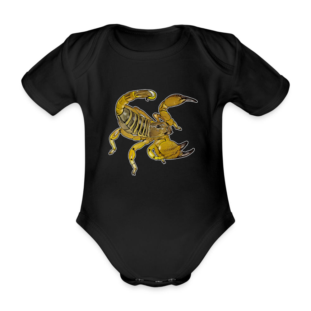 Baby Body kurz Scorpio maurus palmatus - Schwarz