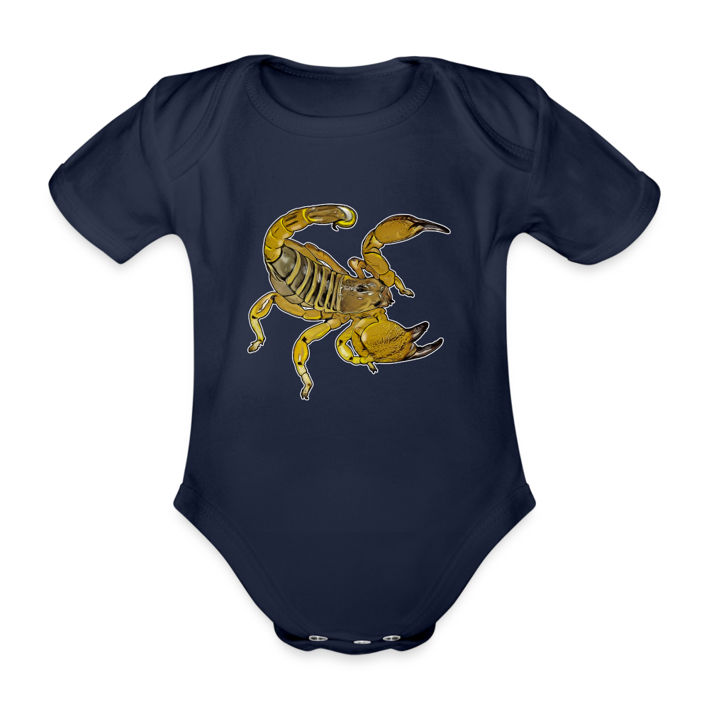 Baby Body kurz Scorpio maurus palmatus - Dunkelnavy