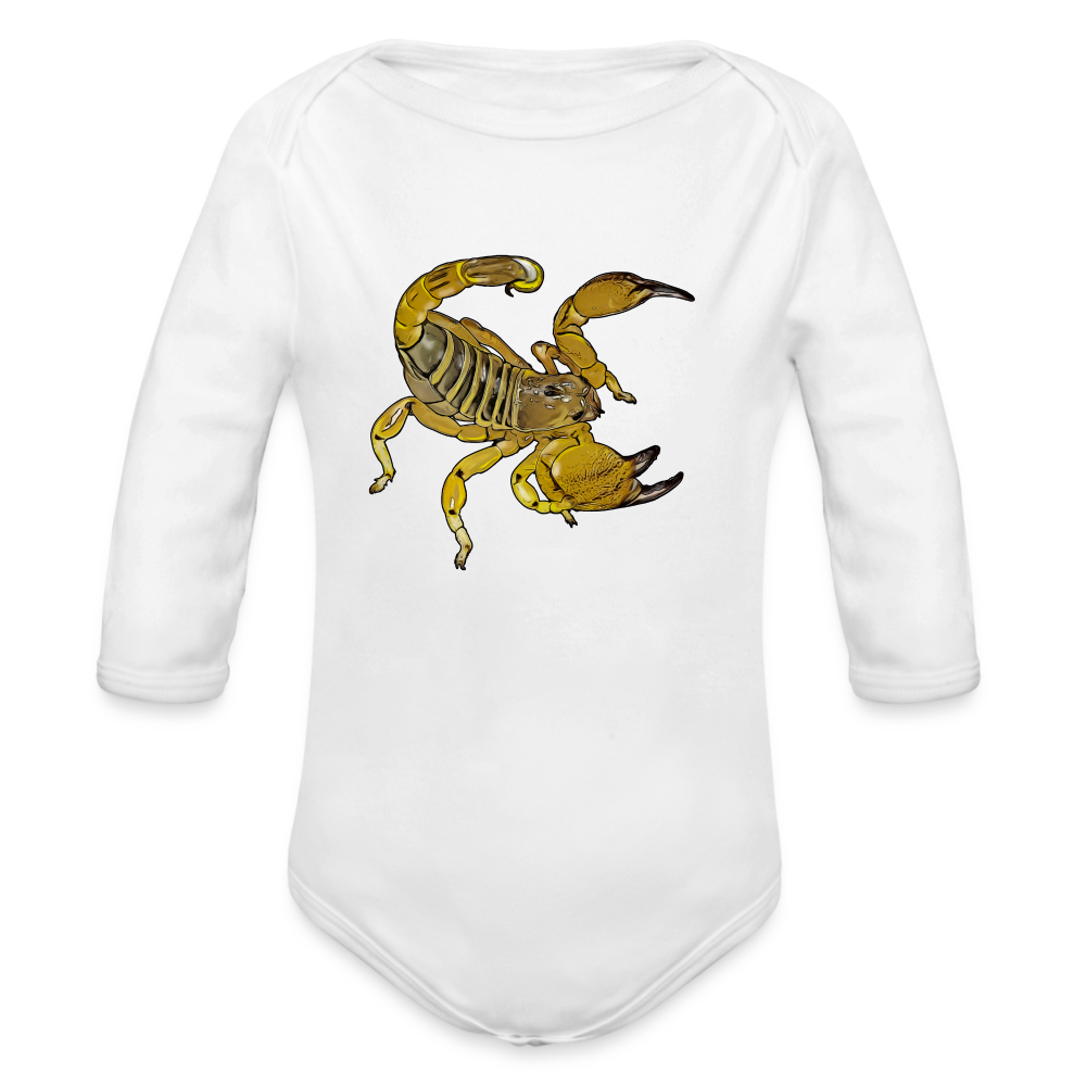Baby Body lang Scorpio maurus palmatus - weiß