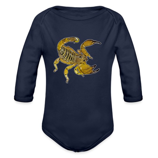 Baby Body lang Scorpio maurus palmatus - Dunkelnavy