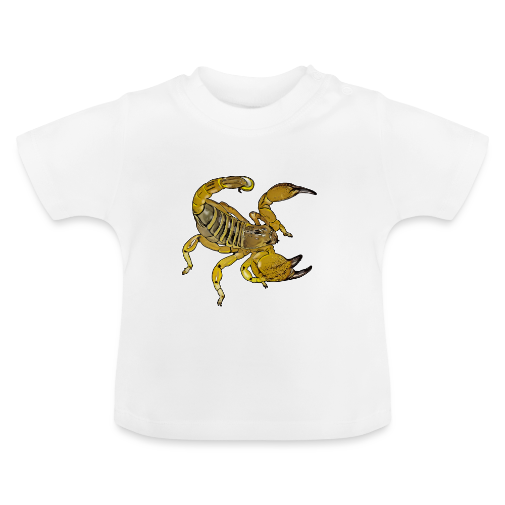 Baby T-Shirt Scorpio maurus palmatus - weiß