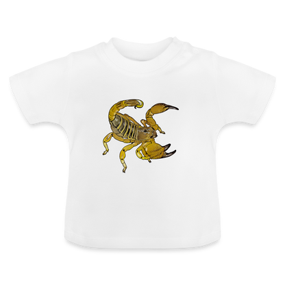 Baby T-Shirt Scorpio maurus palmatus - weiß