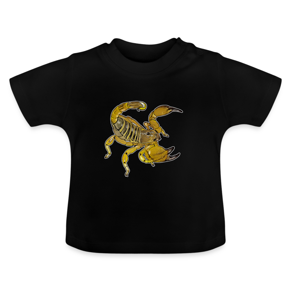 Baby T-Shirt Scorpio maurus palmatus - Schwarz
