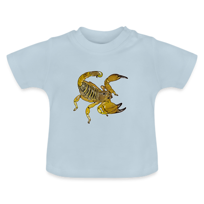 Baby T-Shirt Scorpio maurus palmatus - Hellblau