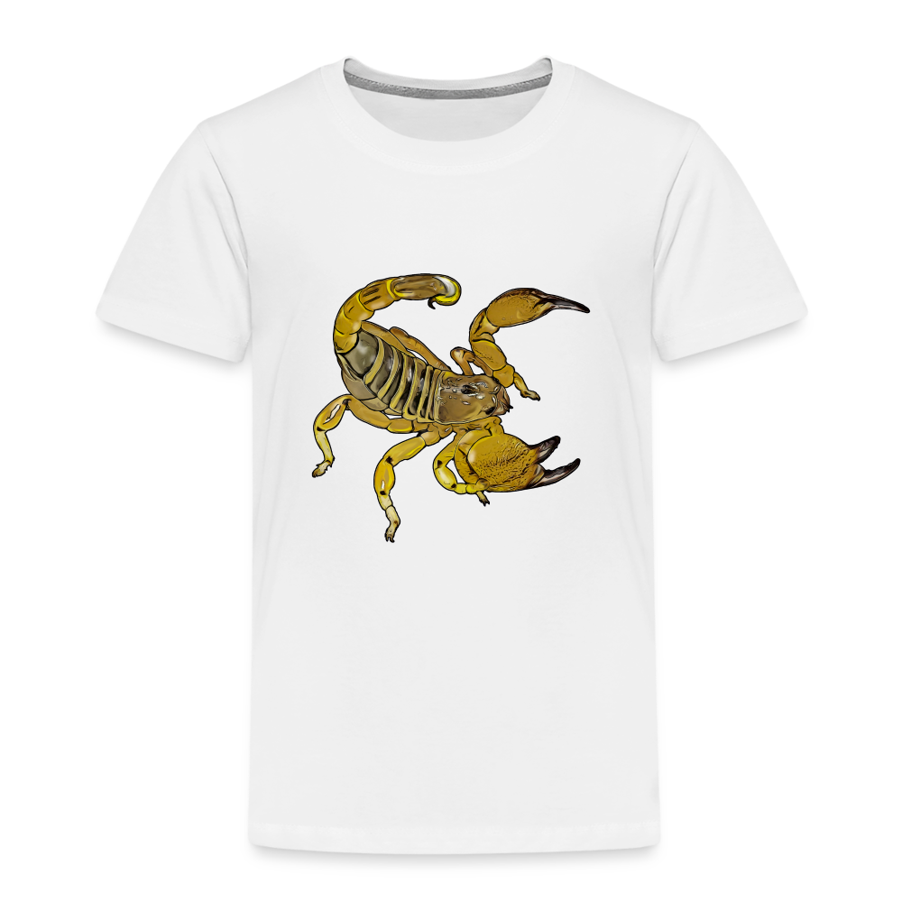 Kinder Basic T-Shirt Scorpio maurus palmatus - weiß
