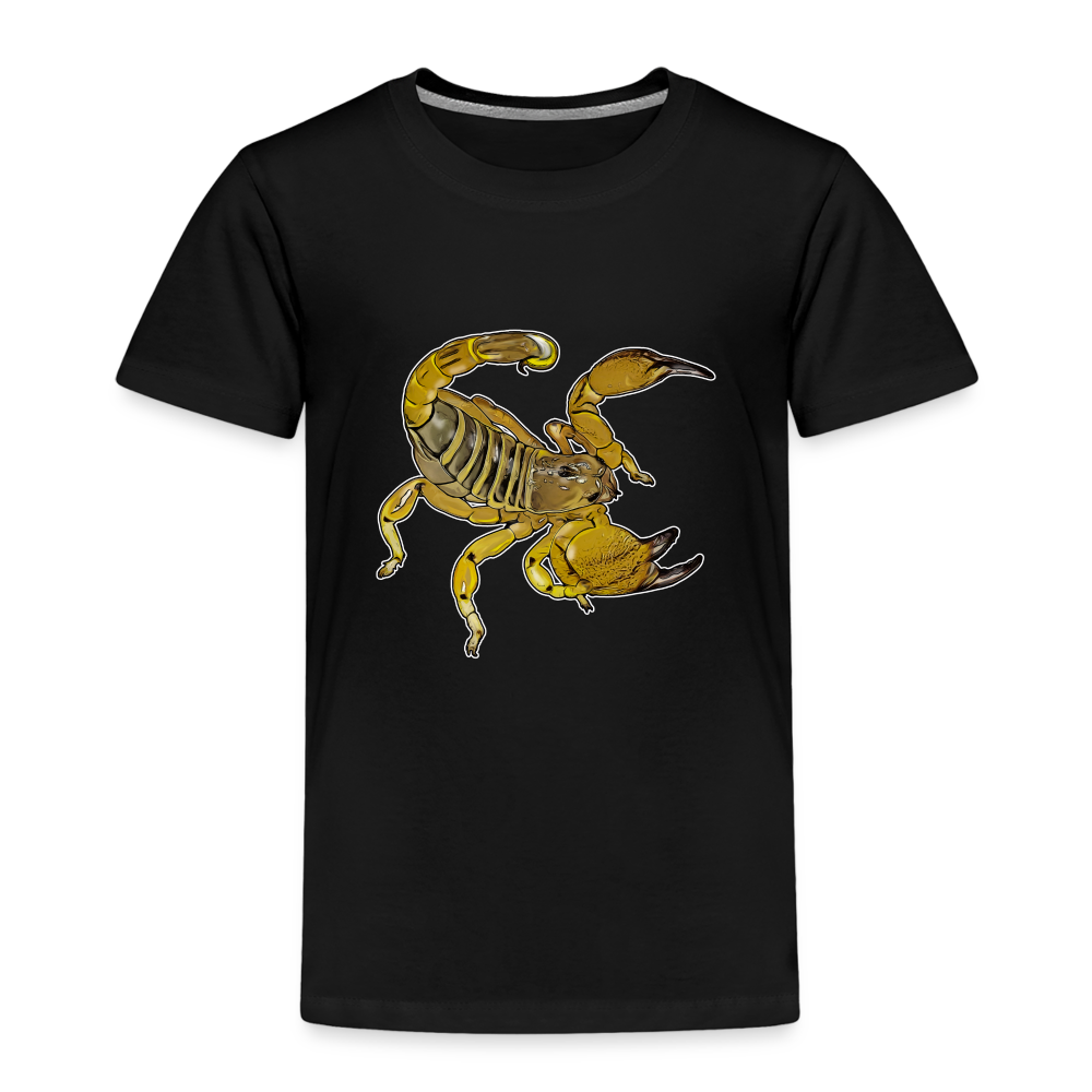 Kinder Basic T-Shirt Scorpio maurus palmatus - Schwarz