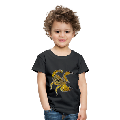 Kinder Basic T-Shirt Scorpio maurus palmatus - Schwarz