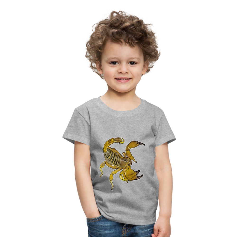 Kinder Basic T-Shirt Scorpio maurus palmatus - Grau meliert