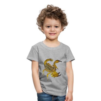 Kinder Basic T-Shirt Scorpio maurus palmatus - Grau meliert
