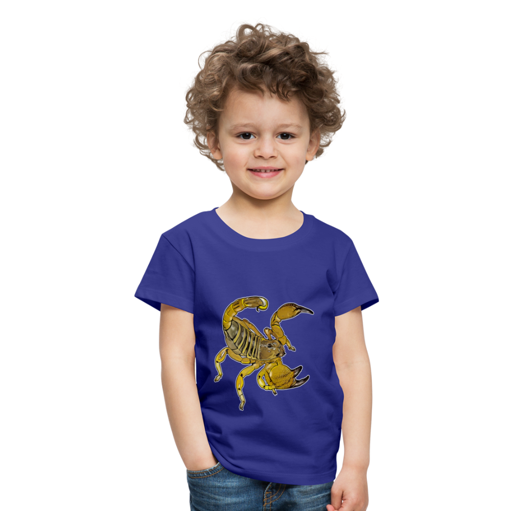Kinder Basic T-Shirt Scorpio maurus palmatus - Königsblau