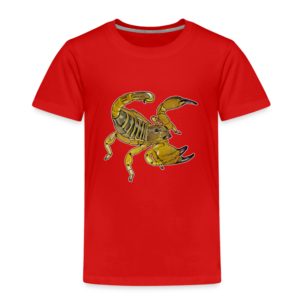 Kinder Basic T-Shirt Scorpio maurus palmatus - Rot