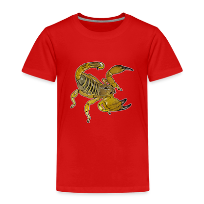 Kinder Basic T-Shirt Scorpio maurus palmatus - Rot