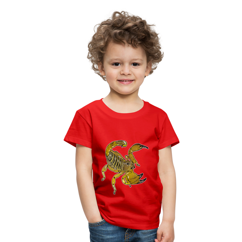 Kinder Basic T-Shirt Scorpio maurus palmatus - Rot