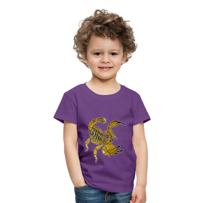 Kinder Basic T-Shirt Scorpio maurus palmatus - Lila
