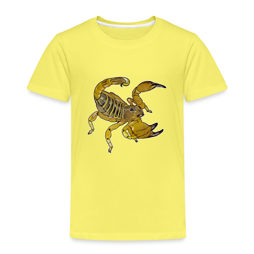 Kinder Basic T-Shirt Scorpio maurus palmatus - Gelb