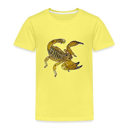 Kinder Basic T-Shirt Scorpio maurus palmatus - Gelb