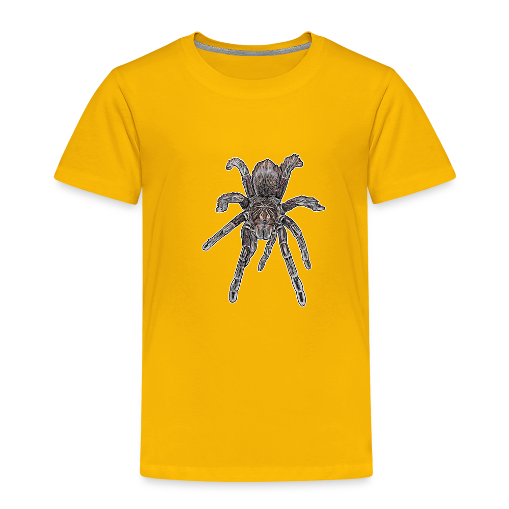 Kinder Basic T-Shirt Pamphobeteus sp Machala juvenile - Sonnengelb