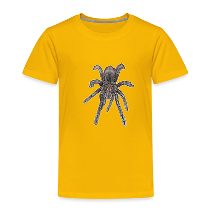 Kinder Basic T-Shirt Pamphobeteus sp Machala juvenile - Sonnengelb
