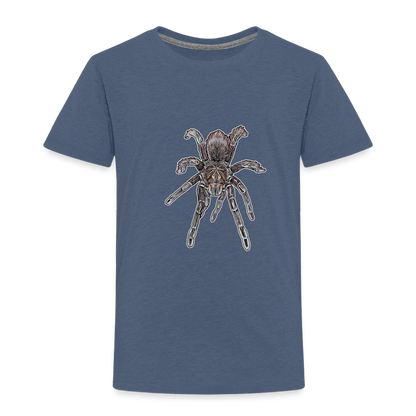Kinder Basic T-Shirt Pamphobeteus sp Machala juvenile - Blau meliert