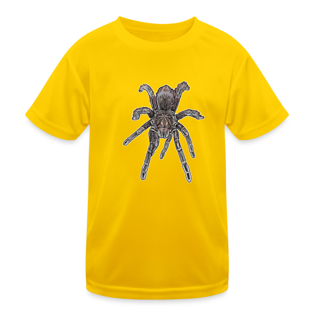 Kinder Funktions-T-Shirt Pamphobeteus sp Machala juvenile - Eigelb