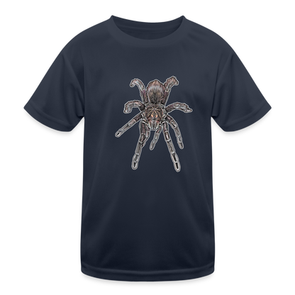 Kinder Funktions-T-Shirt Pamphobeteus sp Machala juvenile - Navy