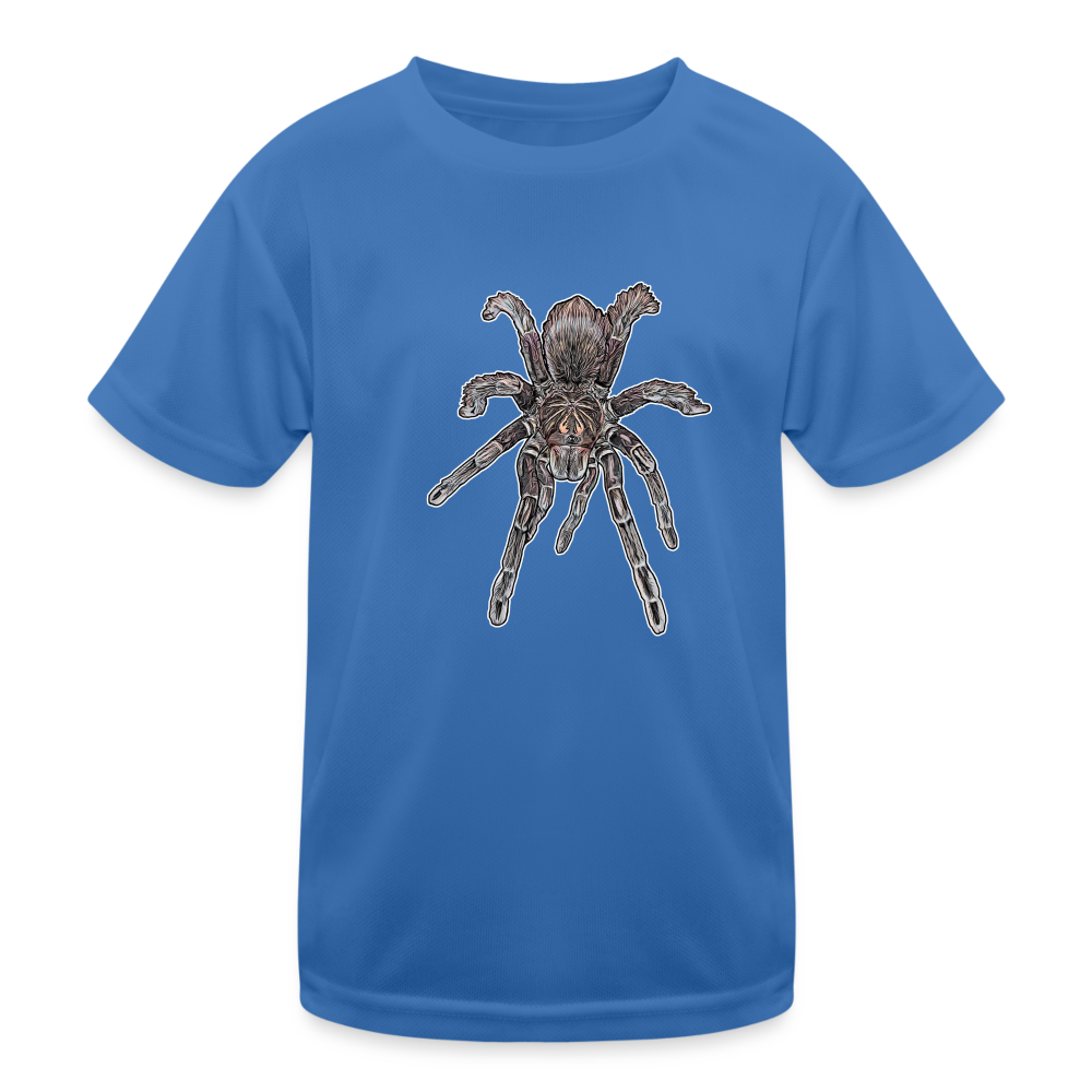 Kinder Funktions-T-Shirt Pamphobeteus sp Machala juvenile - Königsblau