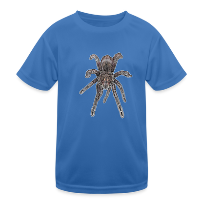 Kinder Funktions-T-Shirt Pamphobeteus sp Machala juvenile - Königsblau